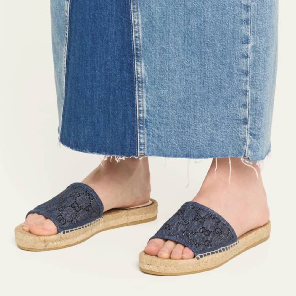 Gucci denim espadrille 36.5